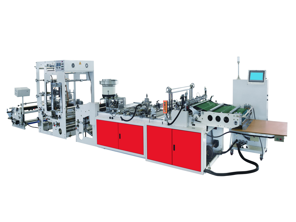 自封拉鏈熱封切制袋機